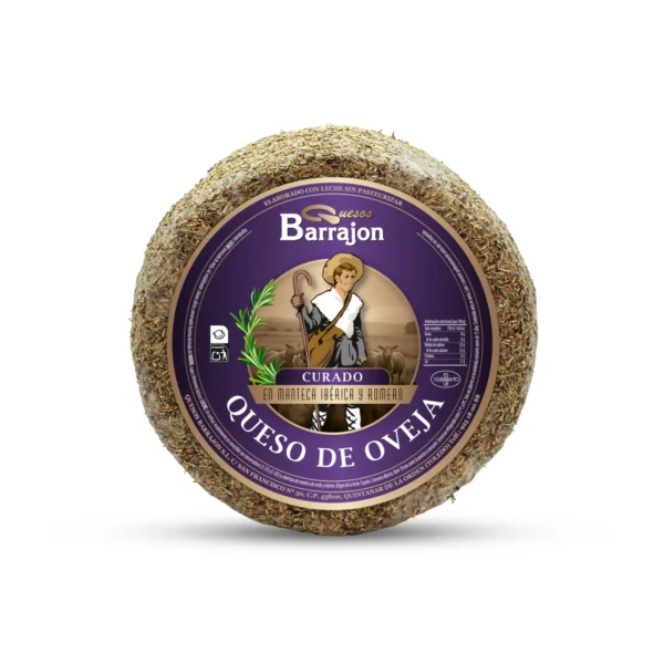 Queso de Oveja Curado en Manteca y Romero